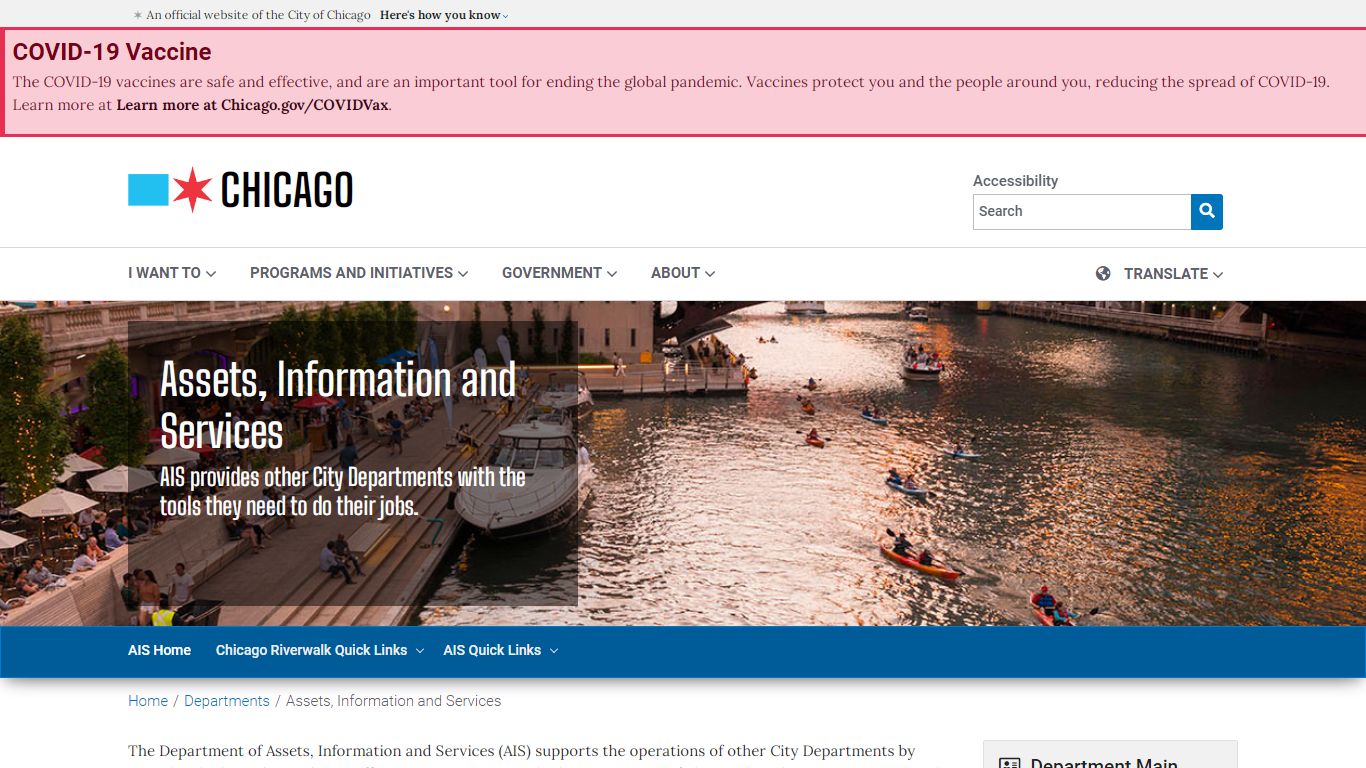 City of Chicago :: Assets, Information and Services